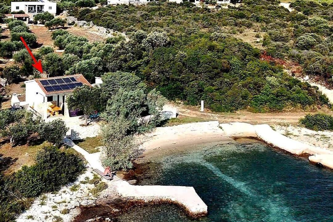 Secluded Fisherman'S Cottage Cove Zuborovica, Pasman - 321 Mrljane エクステリア 写真